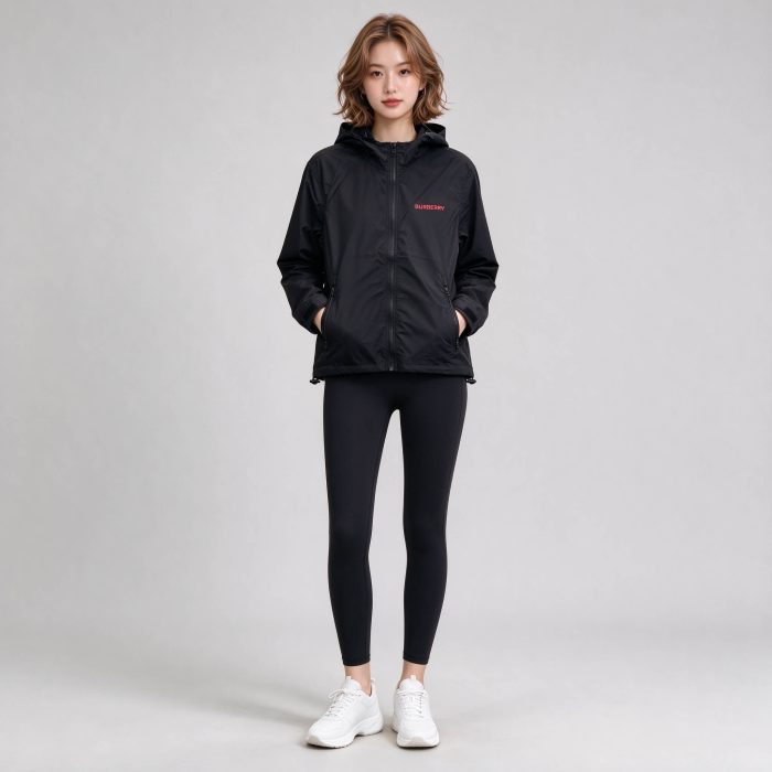 Burberry Logo-print Nylon Hooded Windbreaker - Image 4